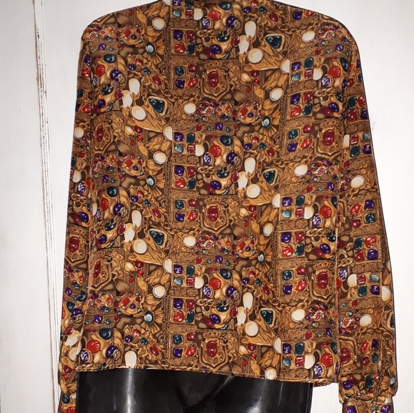 Vintage Town & Country Double Breasted Blouse - Picture 5 of 5